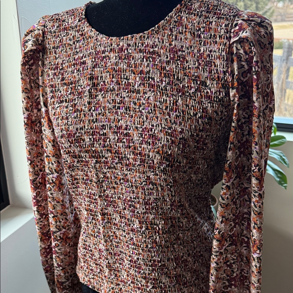 Evereve Multicolor Textured Blouse